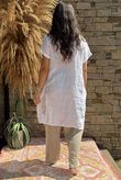 Made in Italy Amalfi Pure Linen Shift Dress White /4 =
